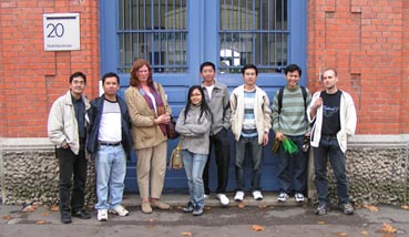 Group picture at the entrance